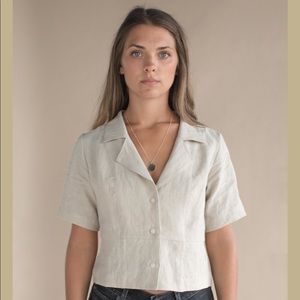 Ilana Kohn Oliver Shirt in Oat